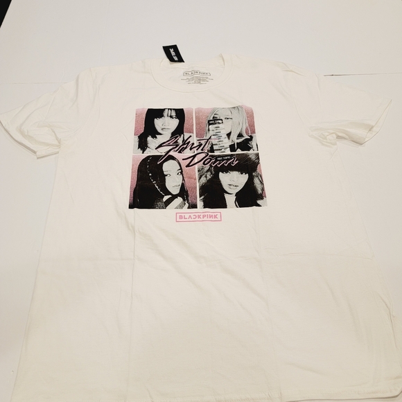 BLACKPINK Unisex Officially Licensed Shut Down Portrait Grid Tee T-Shirt - Picture 2 of 5